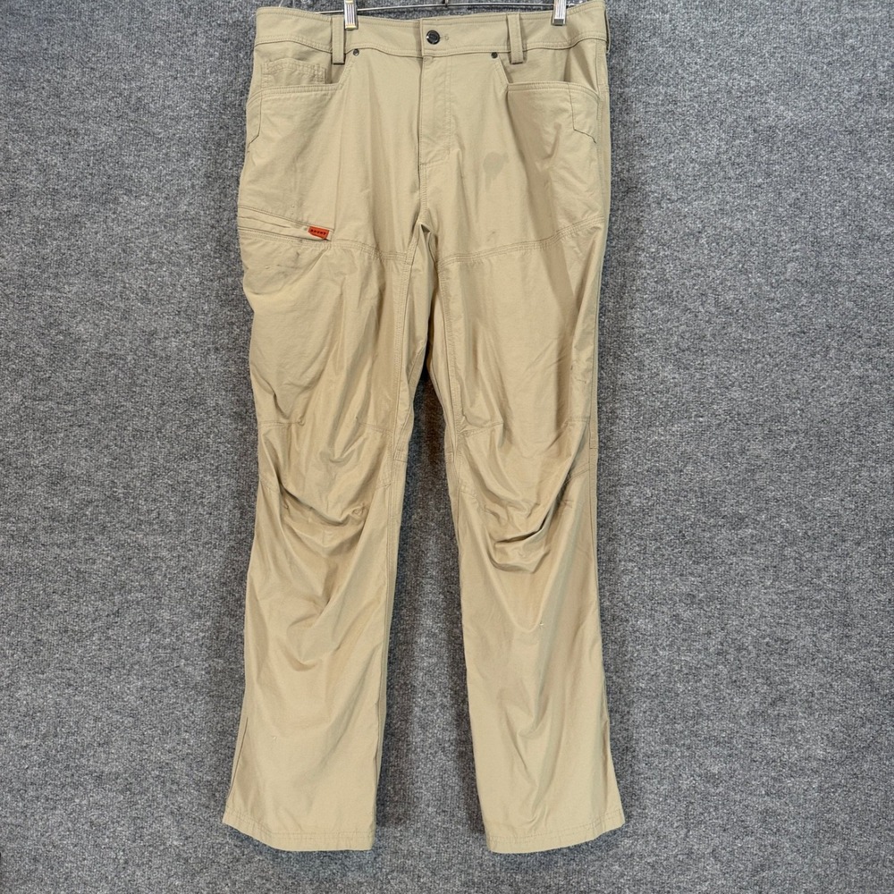 Brunt Costello Ripstop Pant Mens 36x32 Tan Utility Workwear Hiking Performance